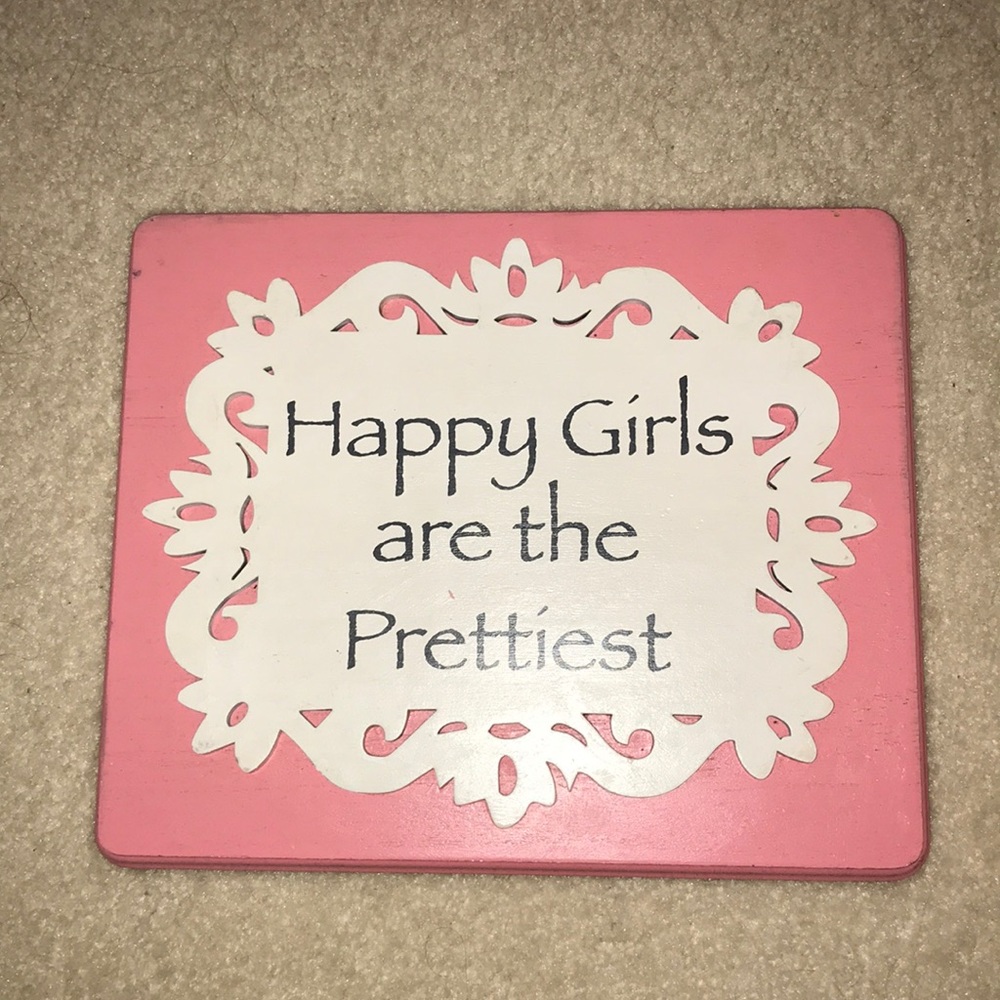 Wooden sign